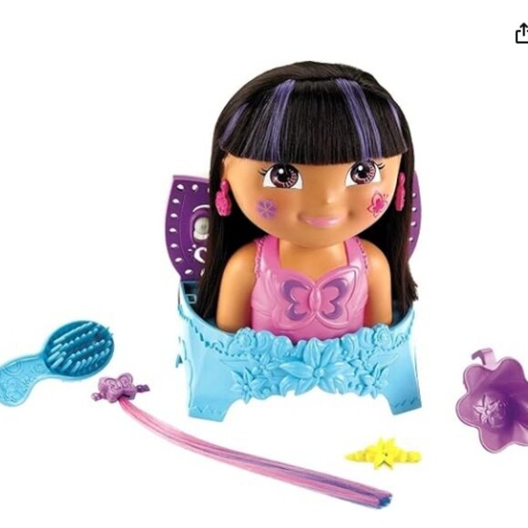 Dora The Explorer Suds & Styles🙇‍♀️ Fairy Dora🧚By Fisher-Price 🆕FAST📦🏃🏻💨⚡ - Picture 3 of 16